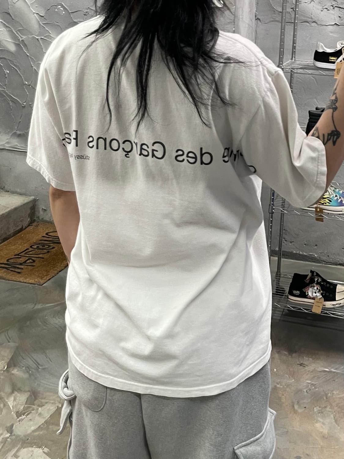 스투시 X 꼼데가르송 라구나 비치 반팔 티셔츠 상품이미지8