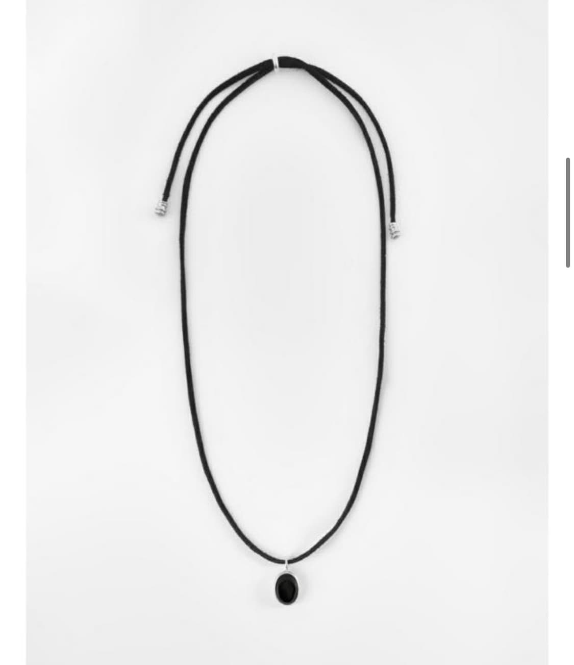 유스 원석 레더 스트랩 목걸이 판매해요 상품이미지1