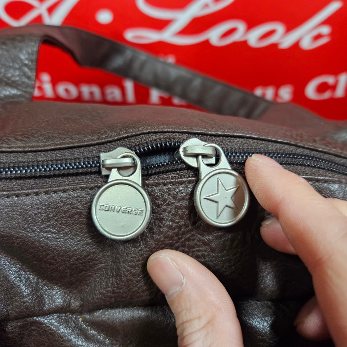 컨버스(Converse) 00's 올드스쿨 브라운 토트 크로스백 상품이미지5