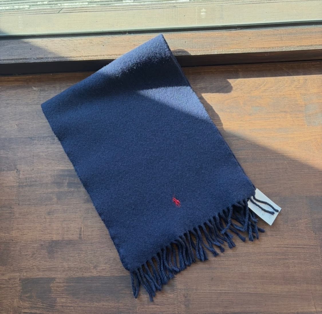 15806 - 폴로 랄프로렌 네이비 울 머플러 (램스 울 100%) 상품이미지2