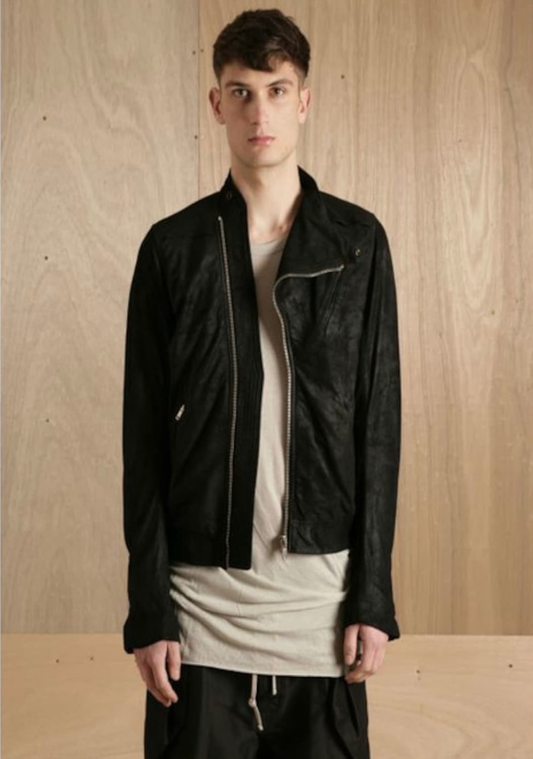 Rick Owens LEATHER BIKER JACKET 상품이미지10