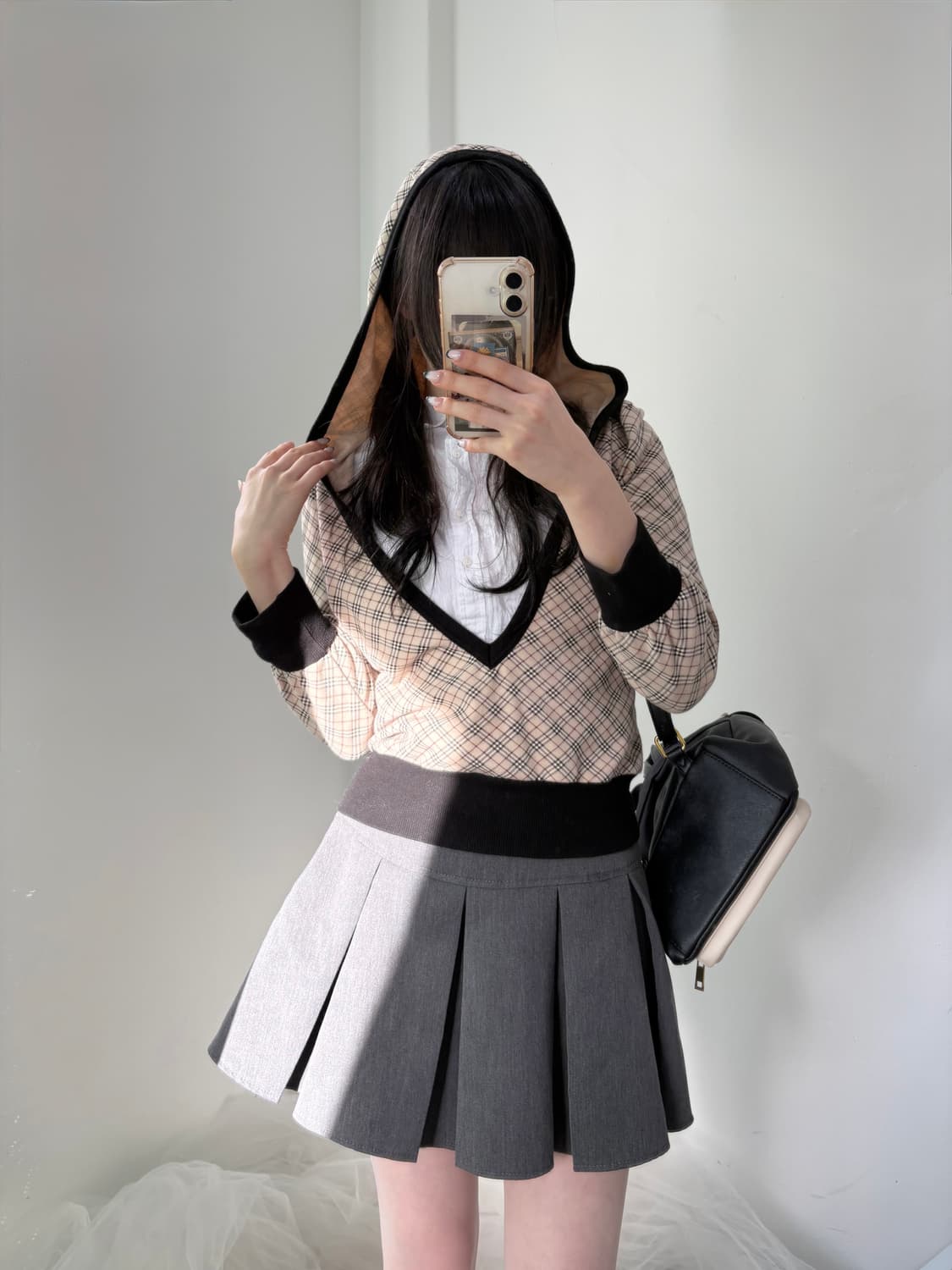 burberry 버버리 노바체크 후드 롱슬리브 상품이미지4