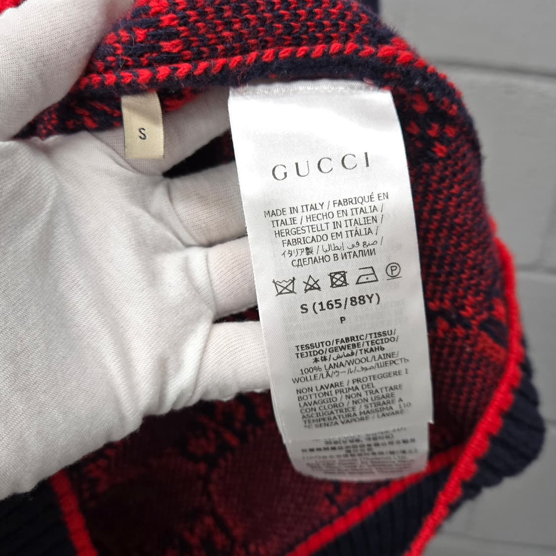 백화점판 / 구찌 GG 자카드 부클레 금장 니트 스커트 셋업 여성S 상품이미지5