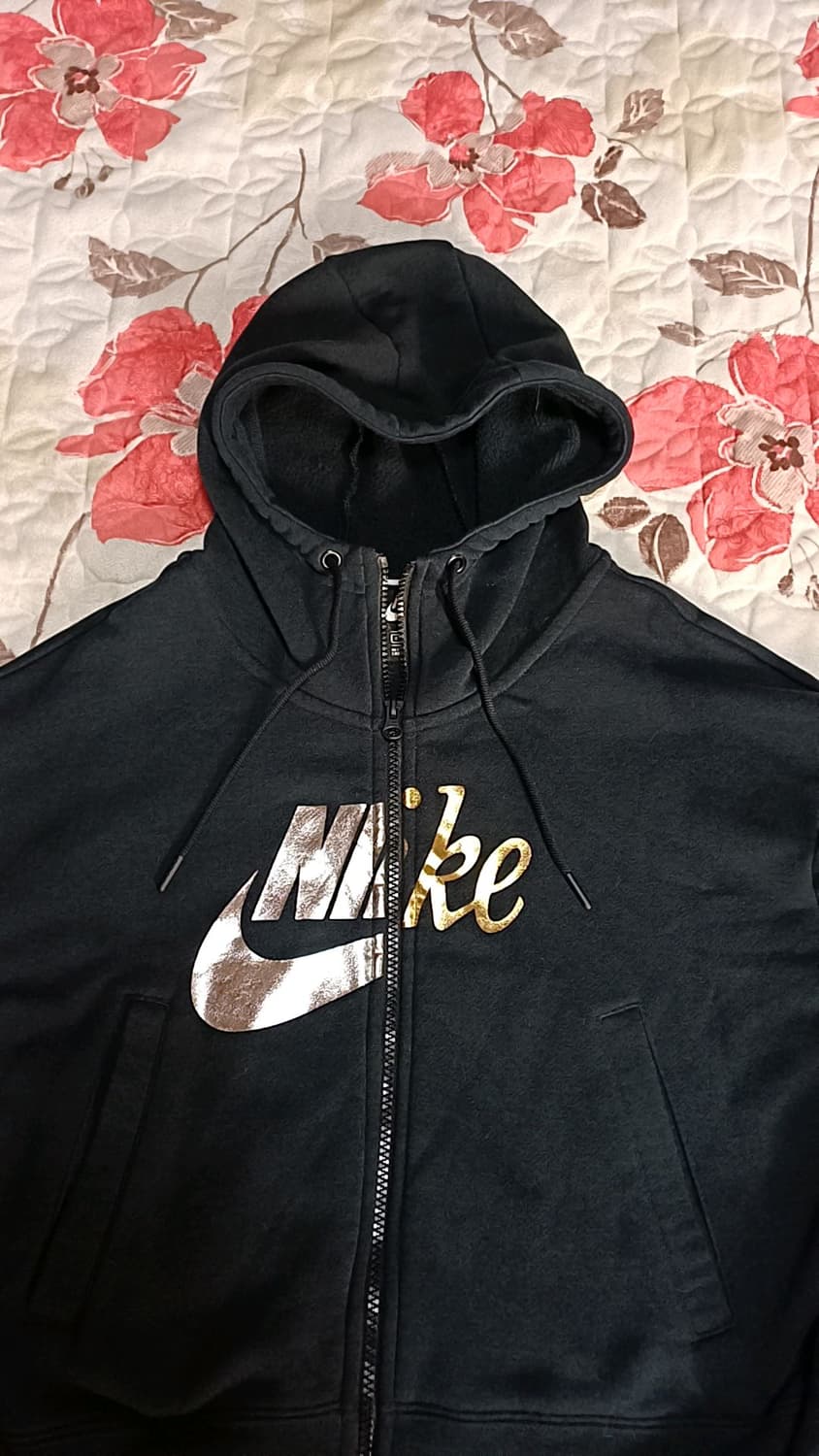 나이키 오버핏 크롭후드집업 S 여성55 가슴54 기장50 상품이미지2