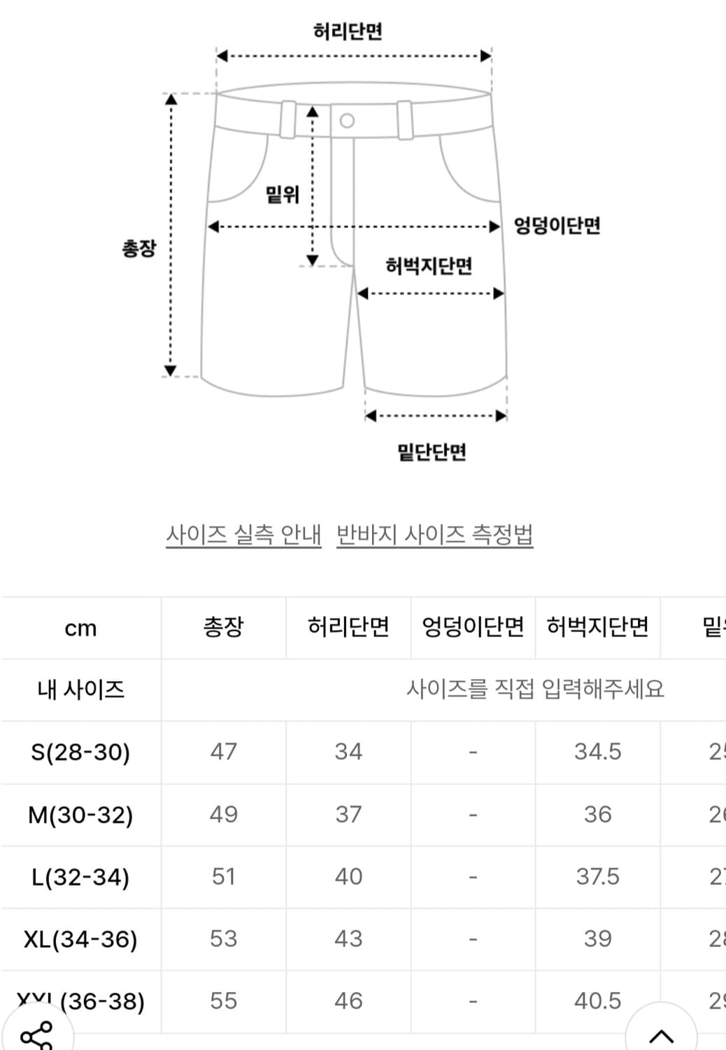 GRAMICCI 그라미치 반바지 네이비/블루 상품이미지4