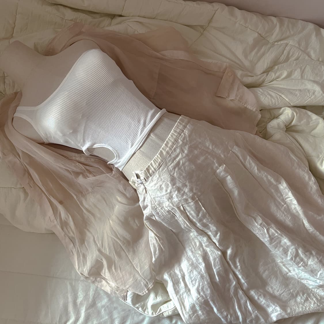 일본빈티지 빈티지 나시 모리 세트 빈티지 스커트 모리 스커트 페어리 세트 상품이미지2