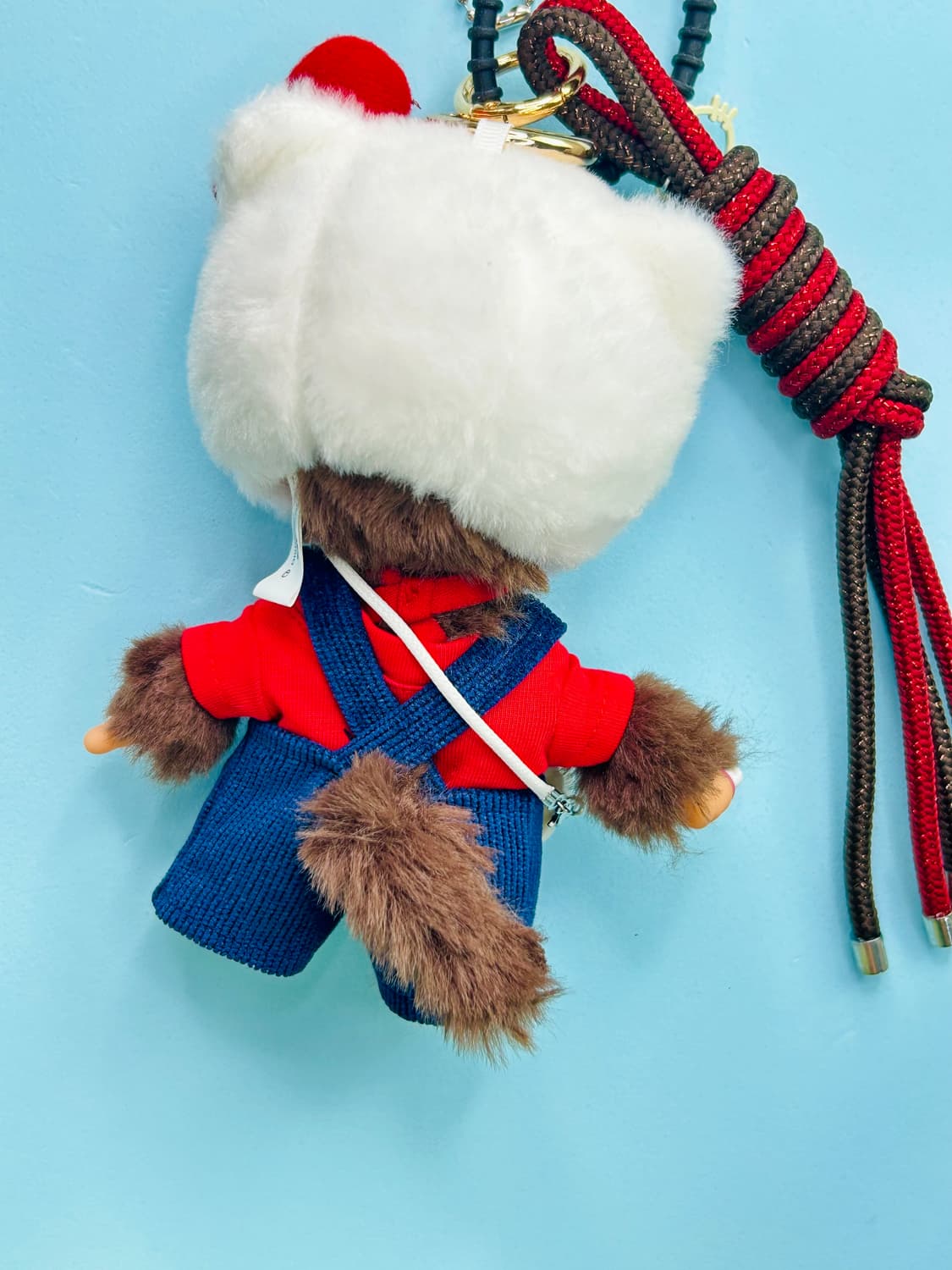 (86)😸정품몬치치 커스텀키링♥️키티무드 멜빵바지 상품이미지4