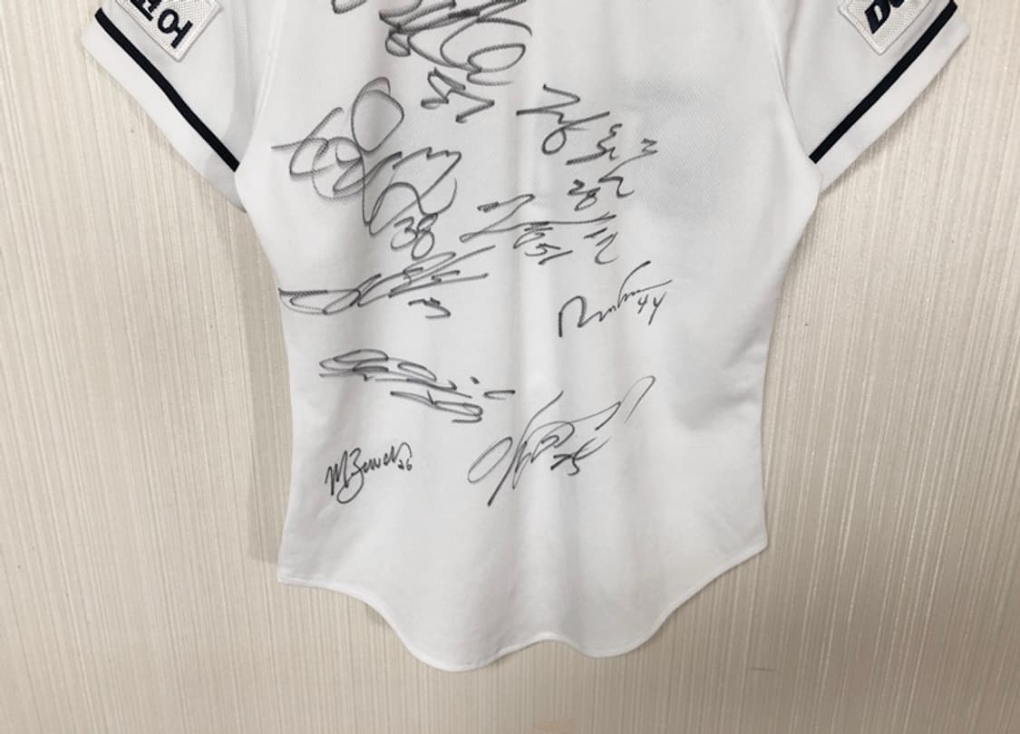 KBO 두산베어스 홈유니폼/싸인져지 7호(세) 상품이미지10