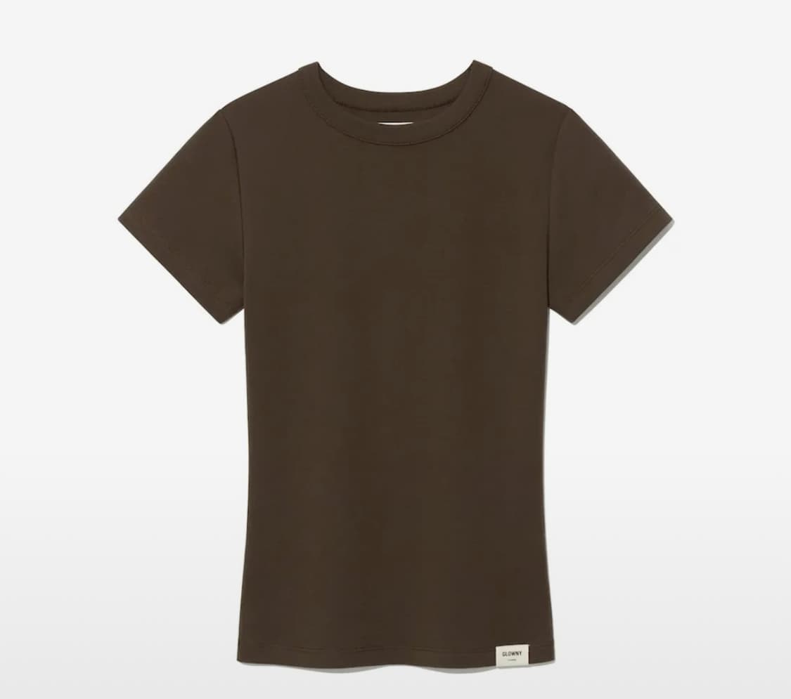 글로니 G CLASSIC FITTED TEE (CHOCO) L사이즈 상품이미지1