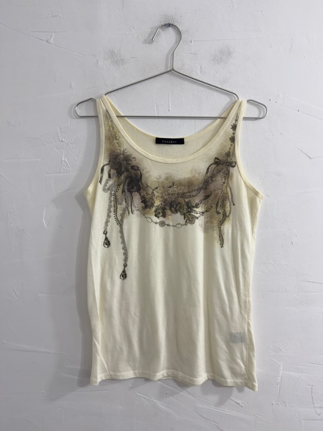 pageboy printing sleeveless 상품이미지1