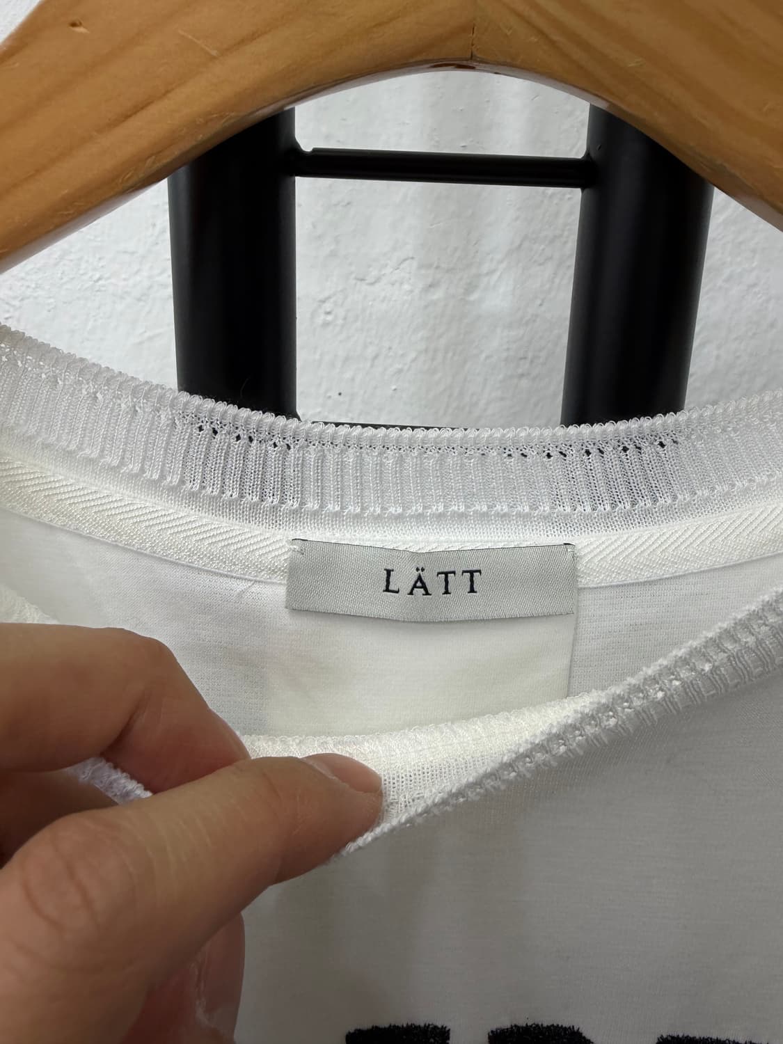 정품) 래트바이티 한섬 22ss 크롭 오버핏 반팔티 82 상품이미지7