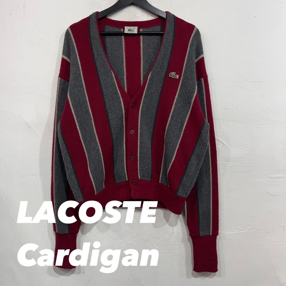 라코스테 스트라이프 가디건 상품이미지1