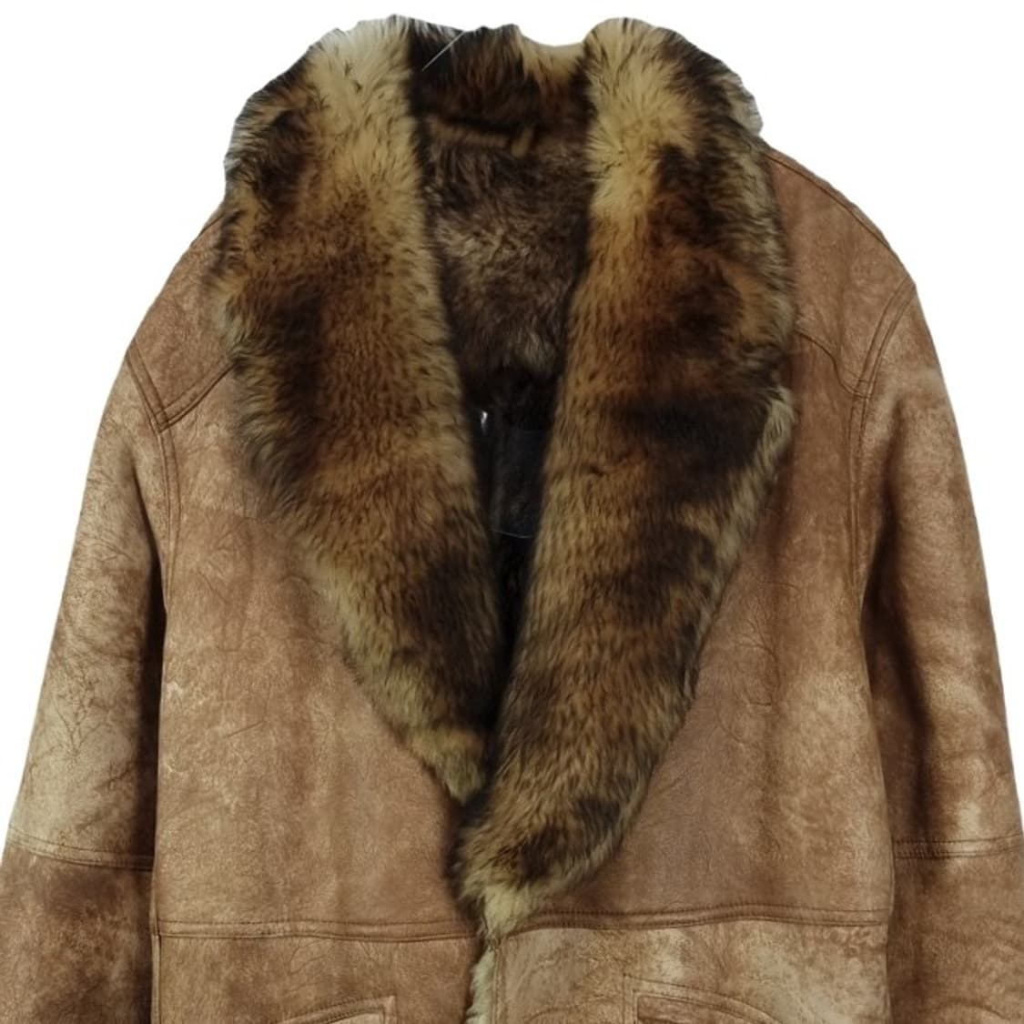 [니노 체루티] 리얼 양가죽 양모 빈티지 무스탕 자켓 M18671 상품이미지4