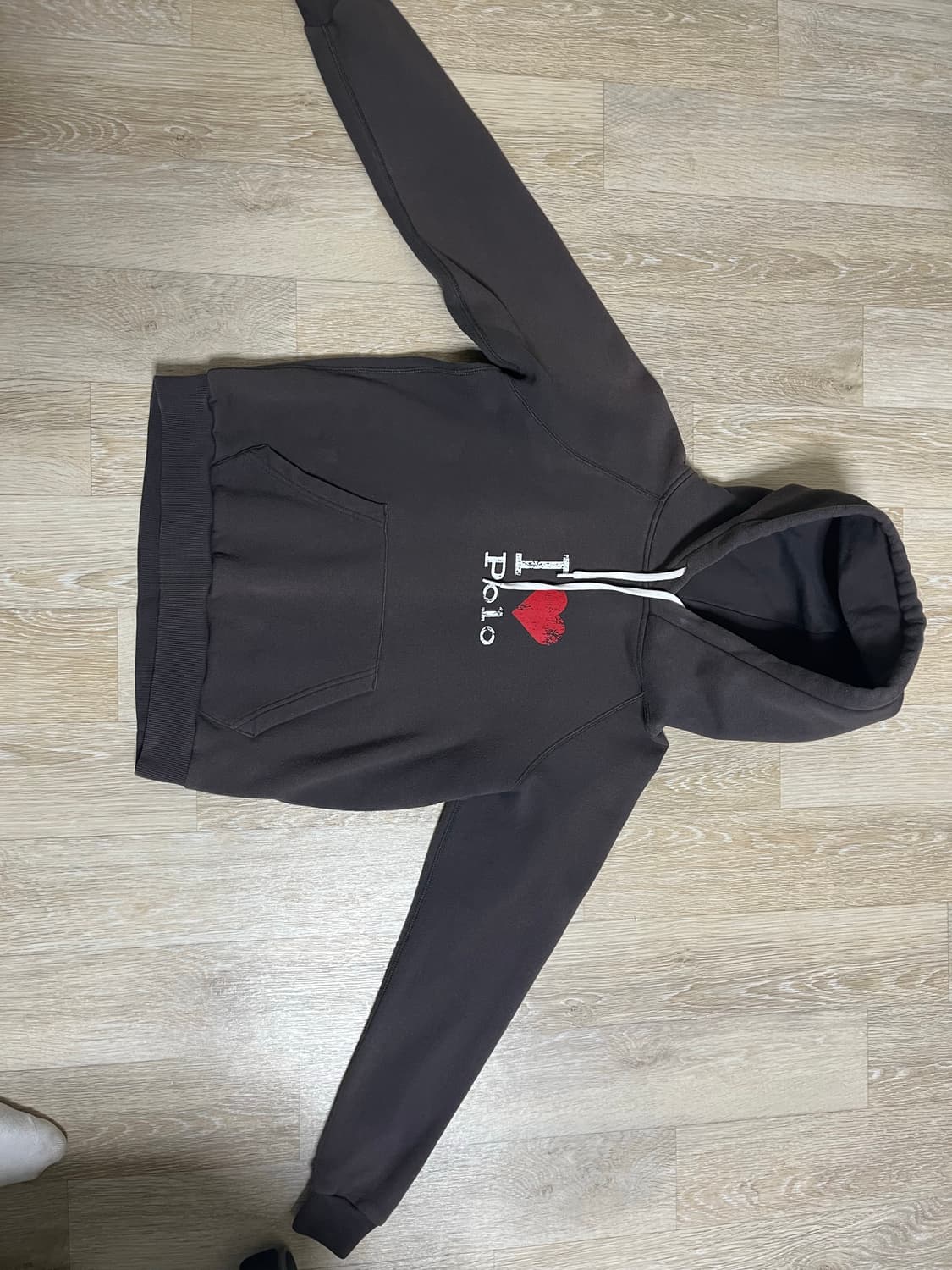 I Love polo후드티 상품이미지1