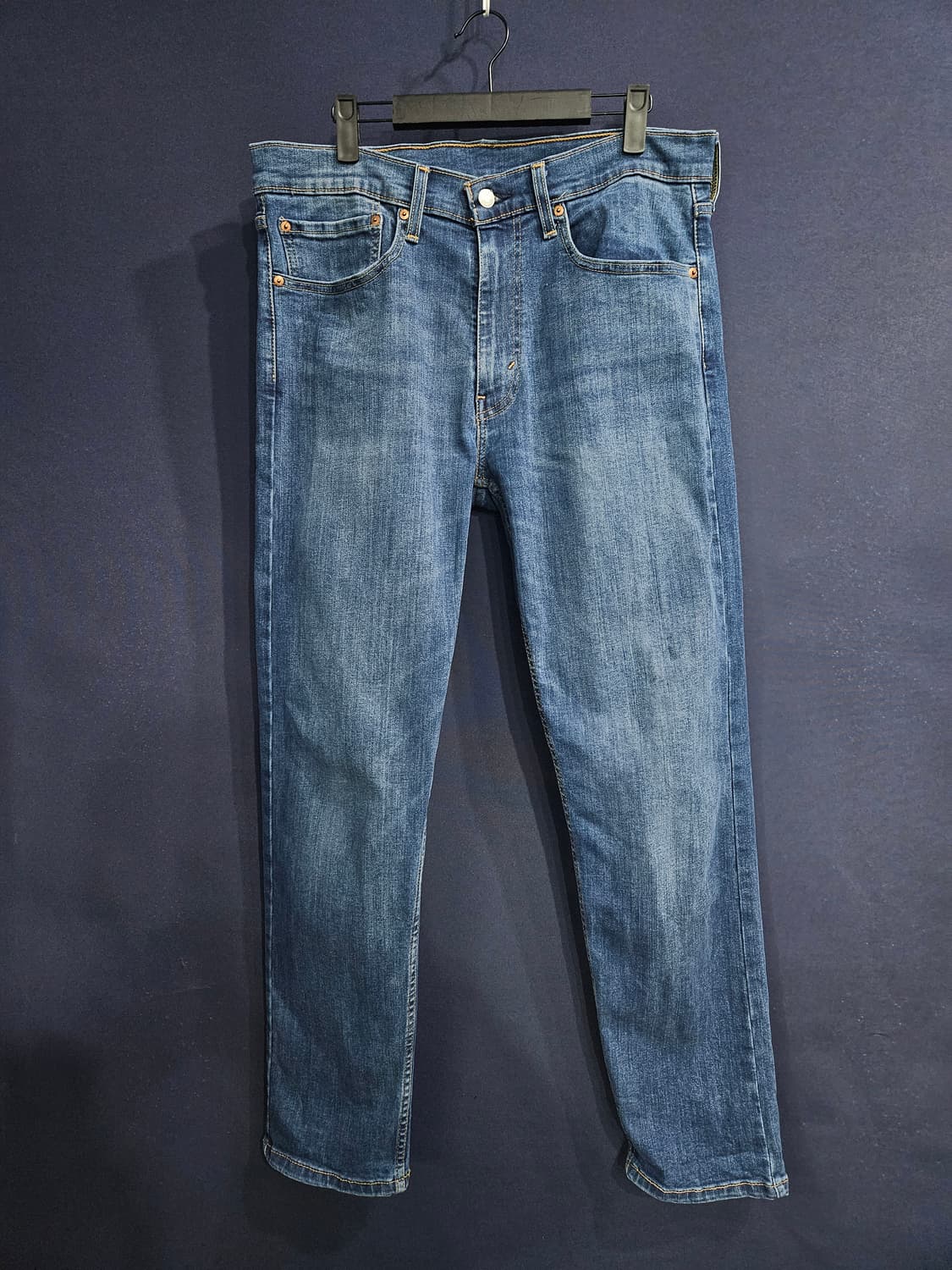 리바이스 502 블루컬러 남성 허리 34 스판 데님팬츠  상품이미지1