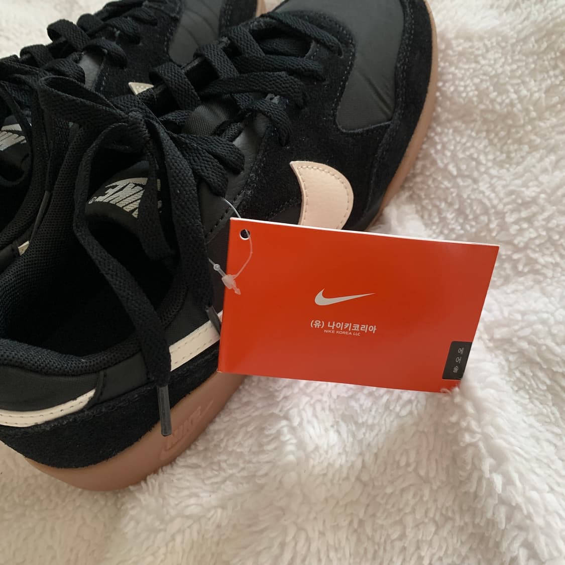 나이키 NIKE 테라 만타 스웨이드 블랙 스니커즈 (새상품) 상품이미지7