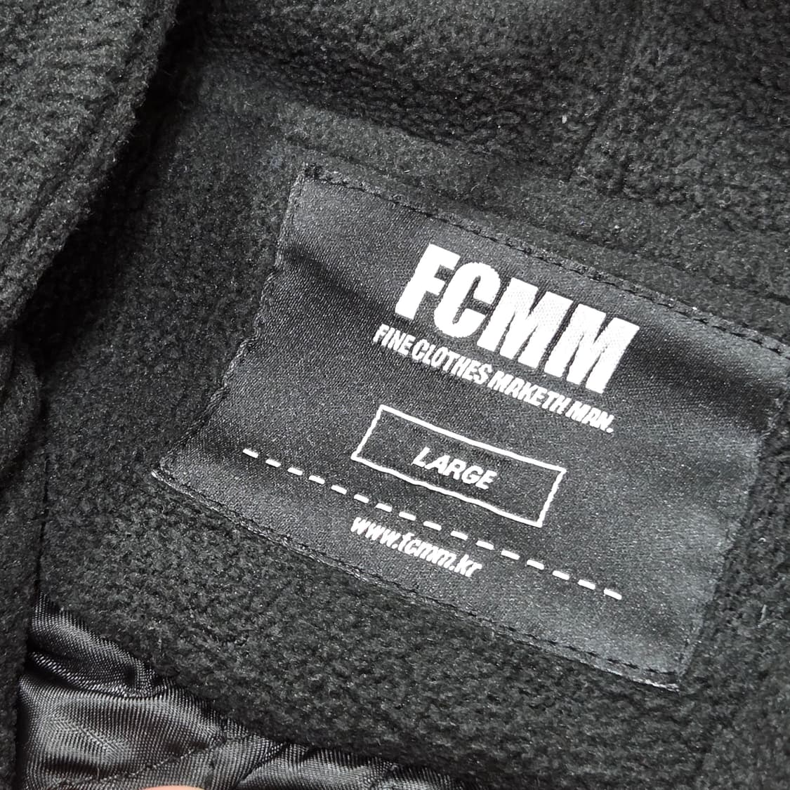 FCMM 폴리스 블랙 후드집업 상품이미지8