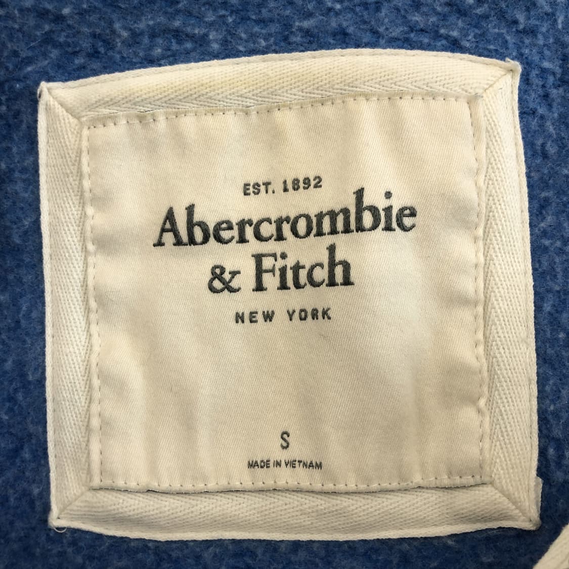 아베크롬비 Y2K 블루 후드집업 S  상품이미지5