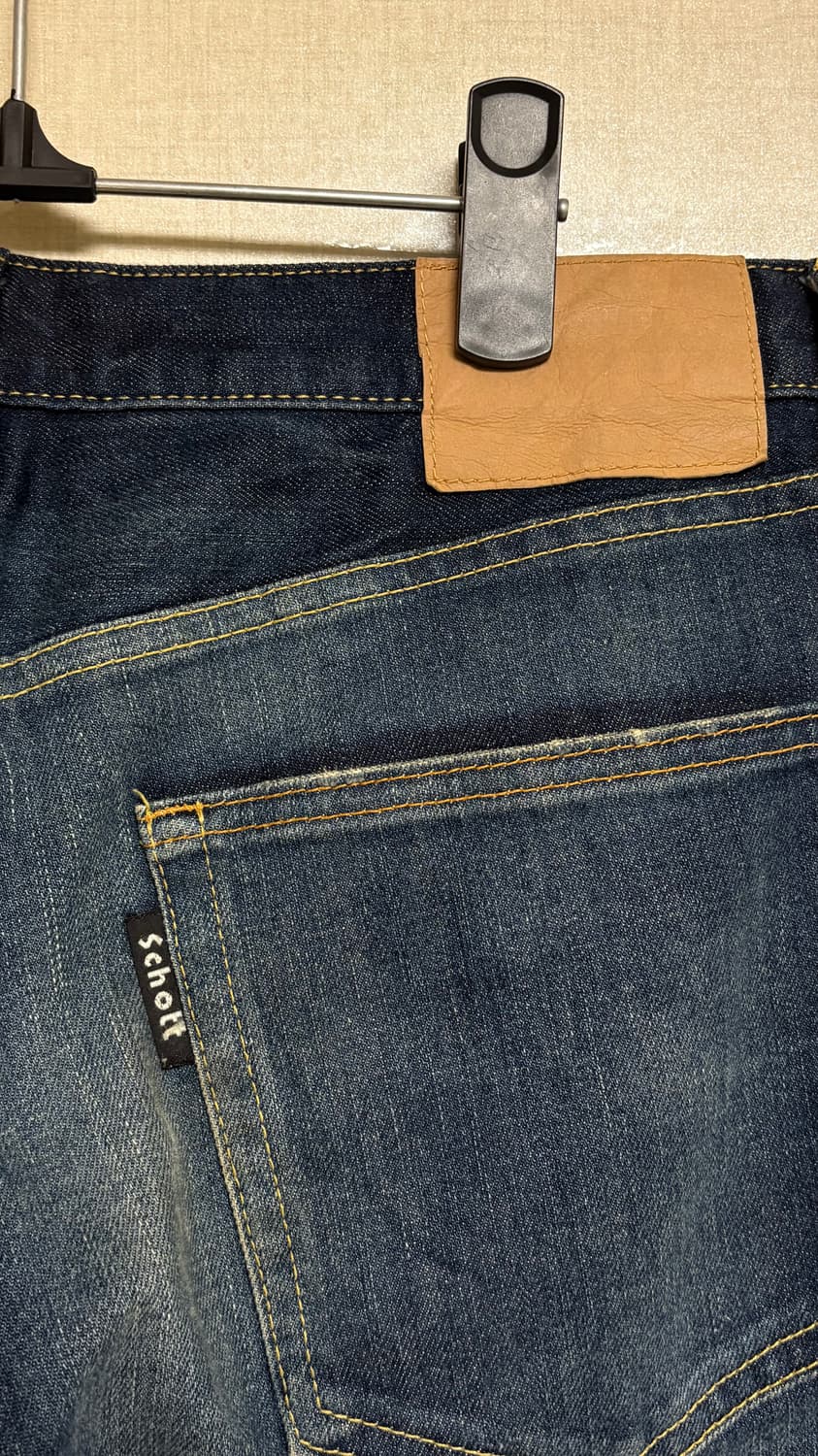 [30] 쇼트 퍼펙토 빈티지 패치워크 셀비지 데님 일본생산 상품이미지4