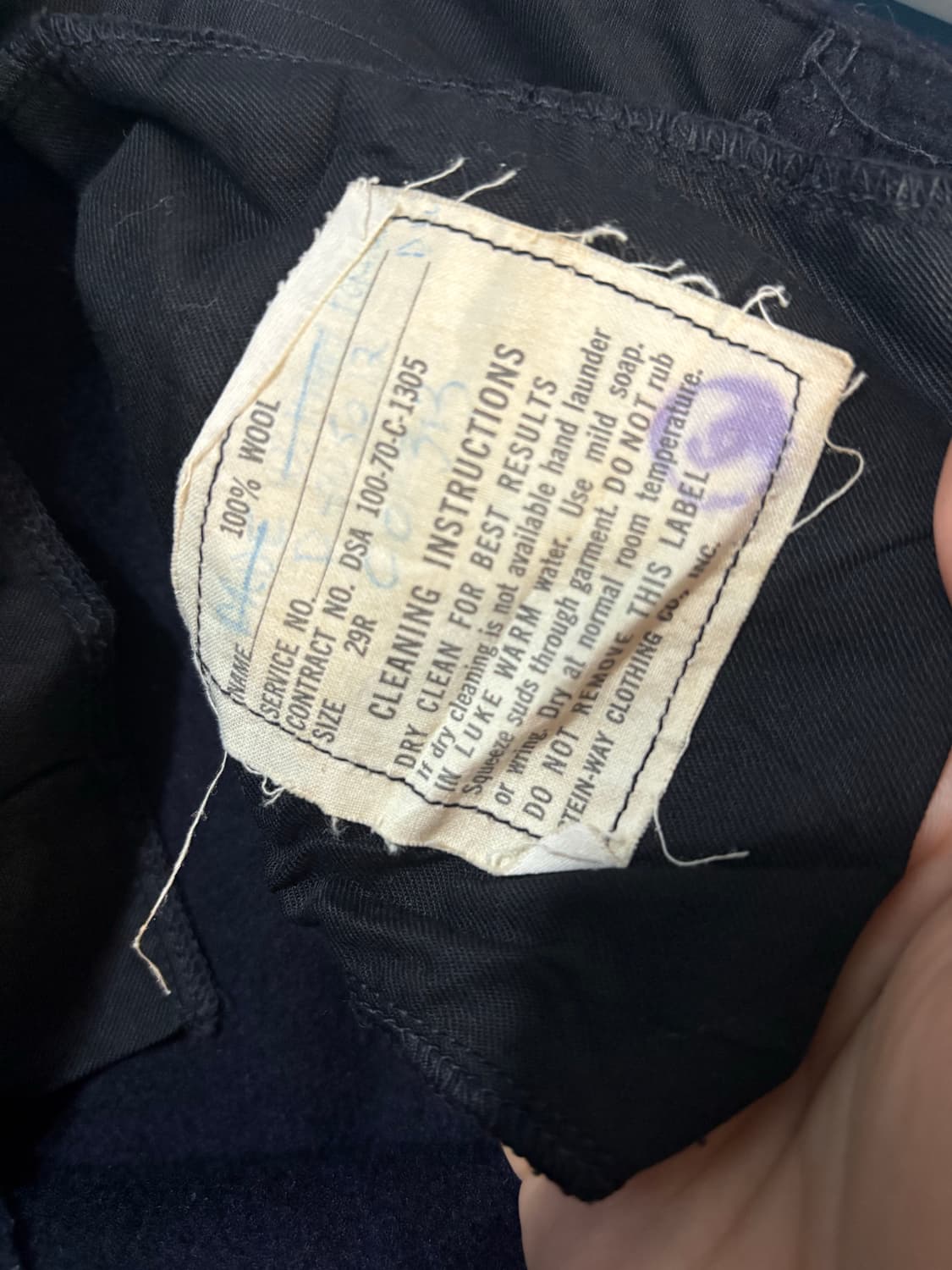 70’s USN Wool Sailor Pant. 상품이미지7