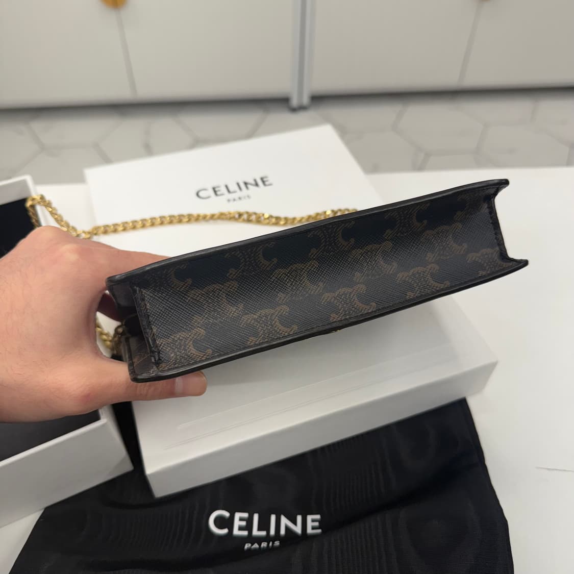 셀린느 트리오페 마고 체인백 상품이미지5