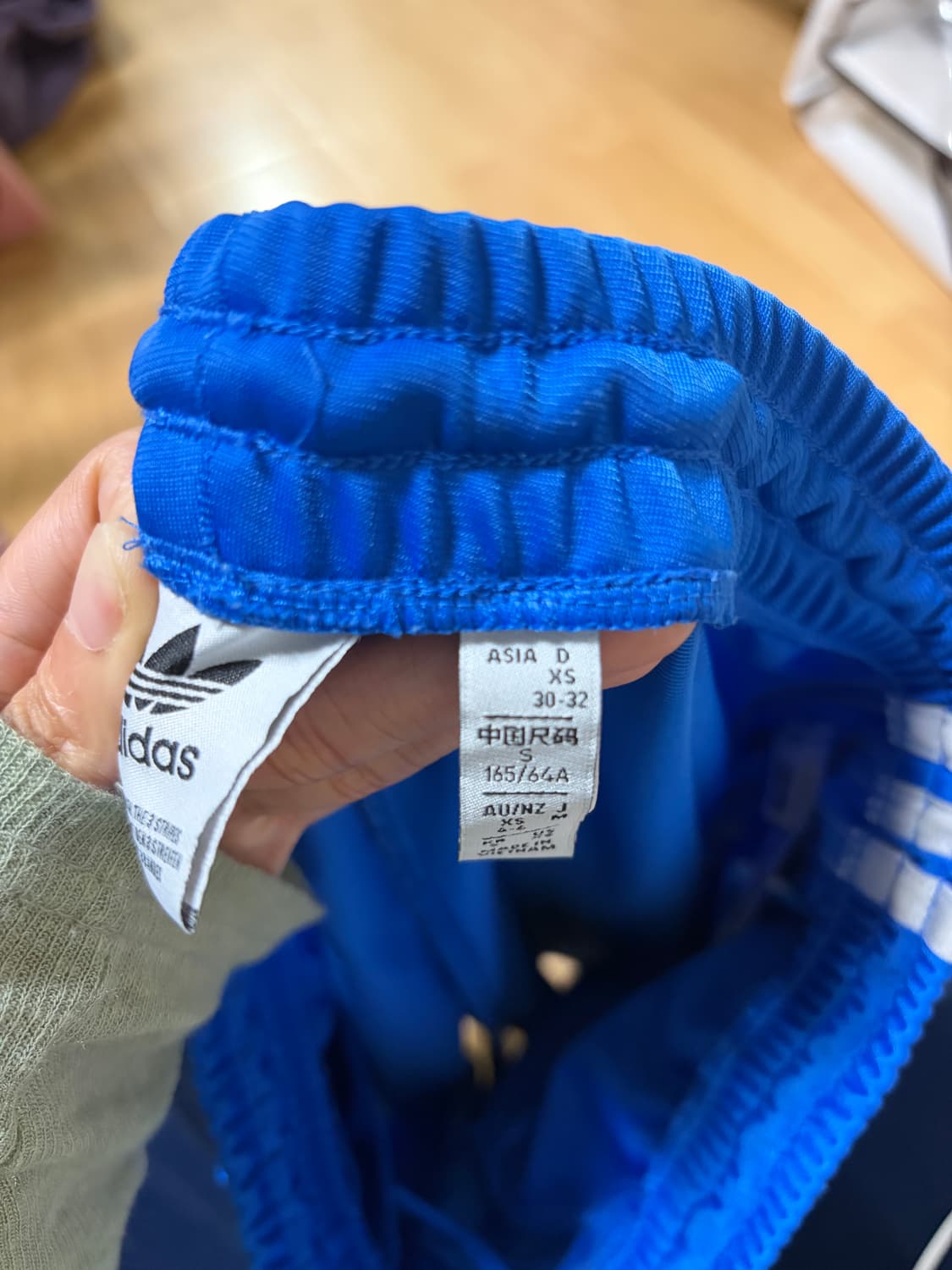 아디다스 파이어버드 쇼츠 블루 xs 상품이미지2