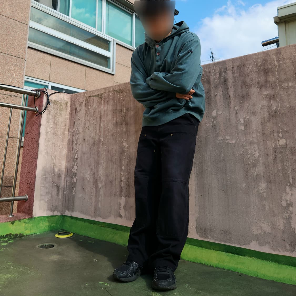 [네고가능] 어반스터프 올리브 후드티 상품이미지2