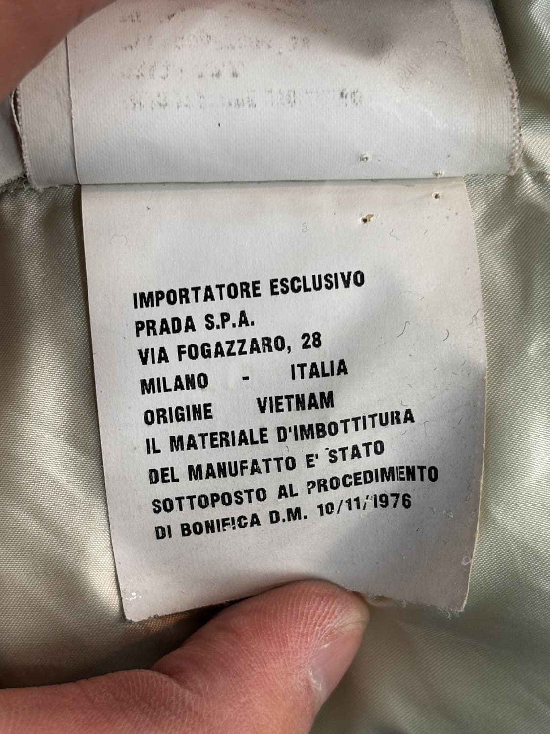 Prada 프라다 삼각로고 롱패딩 S 상품이미지9