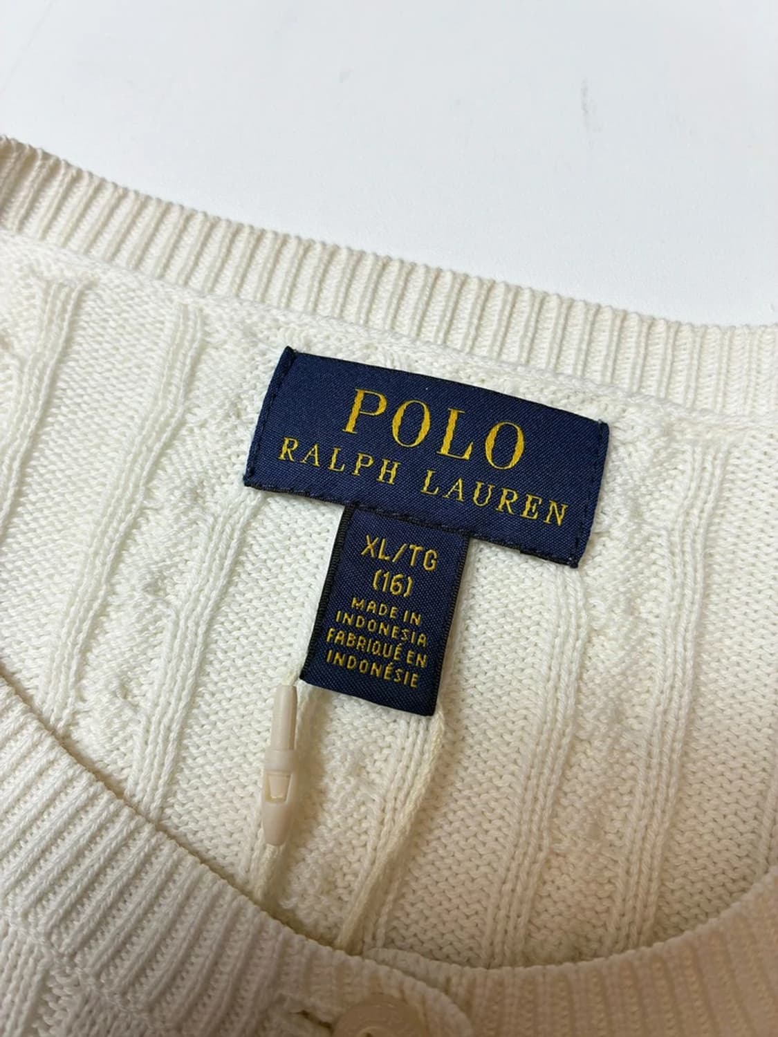 폴로 랄프로렌 꽈배기 미니멀 니트 가디건 PN9161 상품이미지6