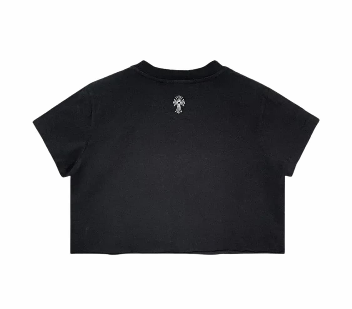 크롬하츠 블랙 크롭 티셔츠 상품이미지2