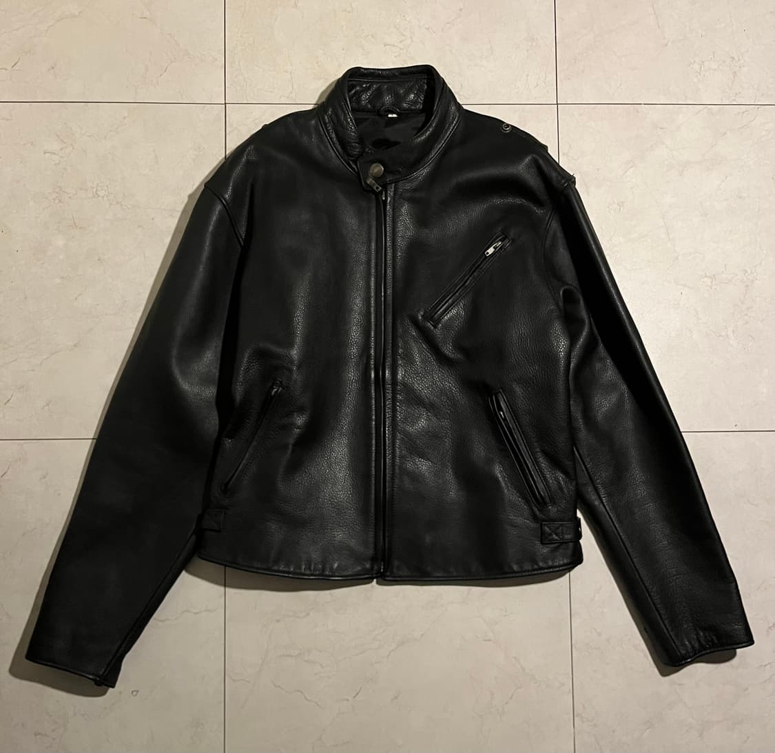 moto GP 할리 데이비슨 자수 카페레이서 레더 자켓 상품이미지3