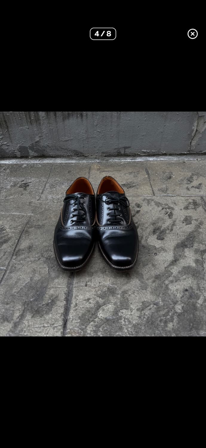 꼼데가르송 옴므 삼각토 윙팁 더비슈즈 상품이미지3