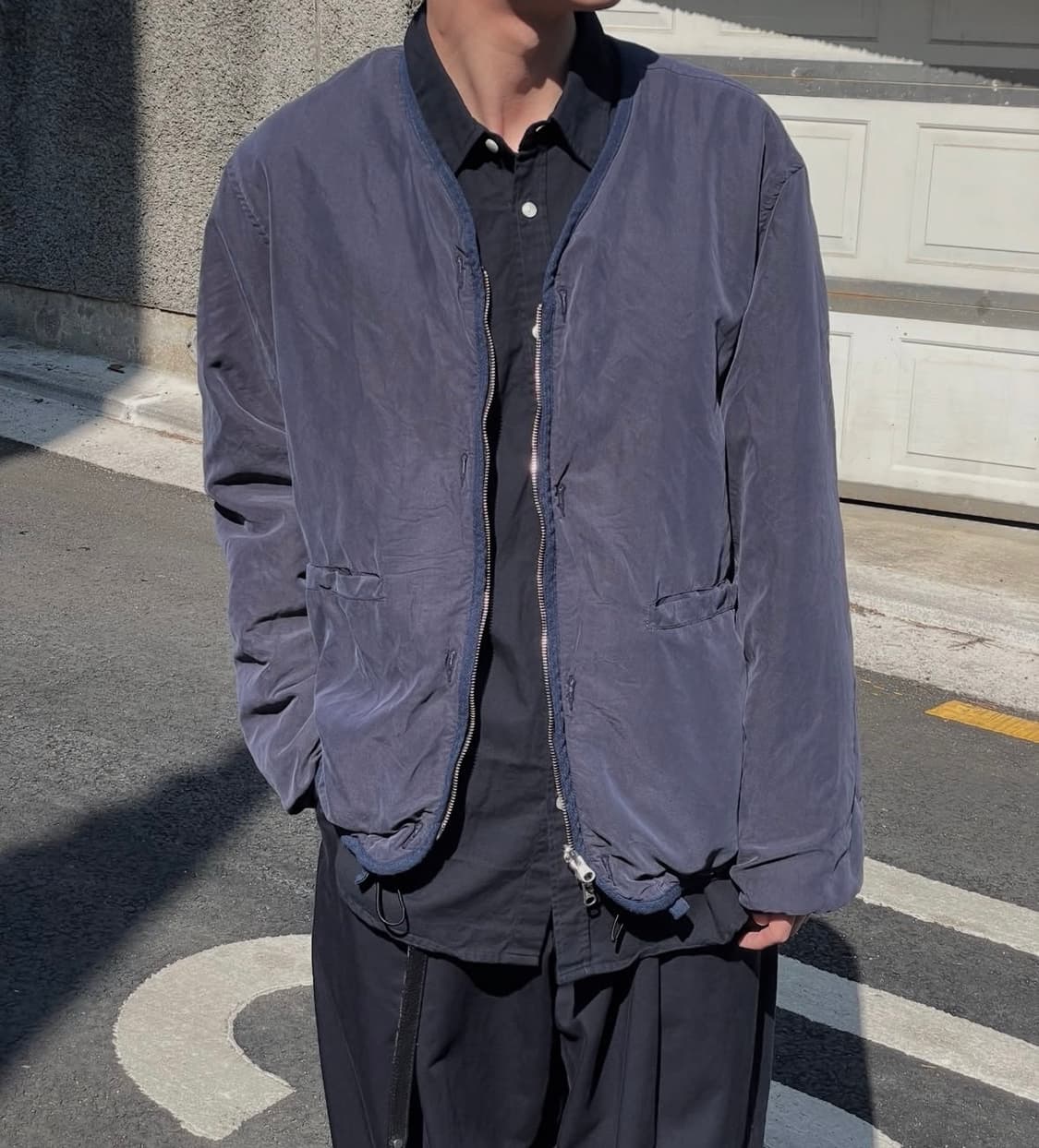 2) 이얼즈어고 리버시블 카라리스 자켓 상품이미지7