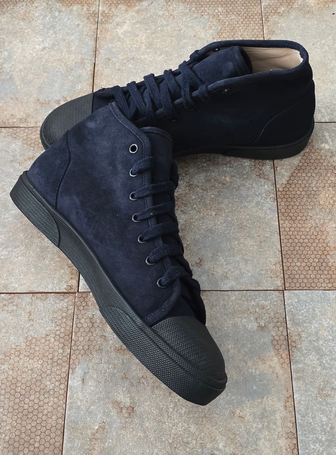 (260)아페쎄 apc 하이탑 스웨이드  상품이미지4