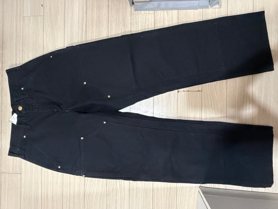 칼하트 b01 더블니 블랙 28x32 상품이미지4