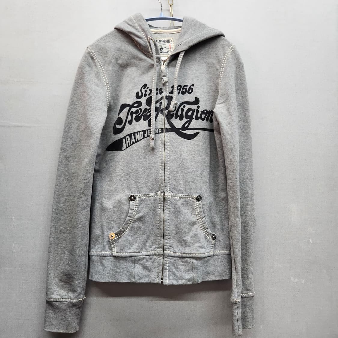 트루릴리전 빅프린팅 스티치 디테일 후드집업 S(S) 상품이미지1