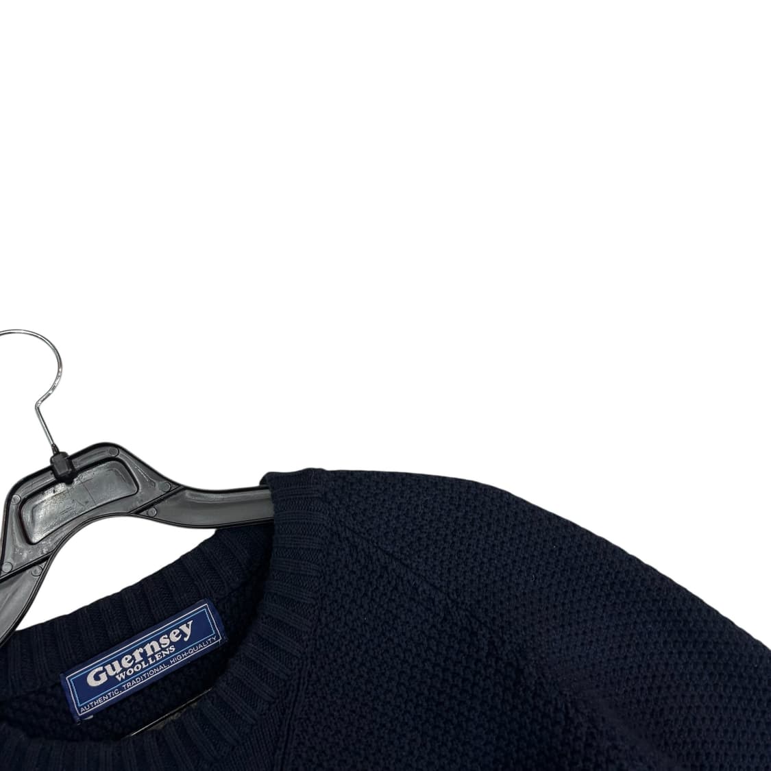 건지울른스 네이비 나그랑 코튼 니트 상품이미지3