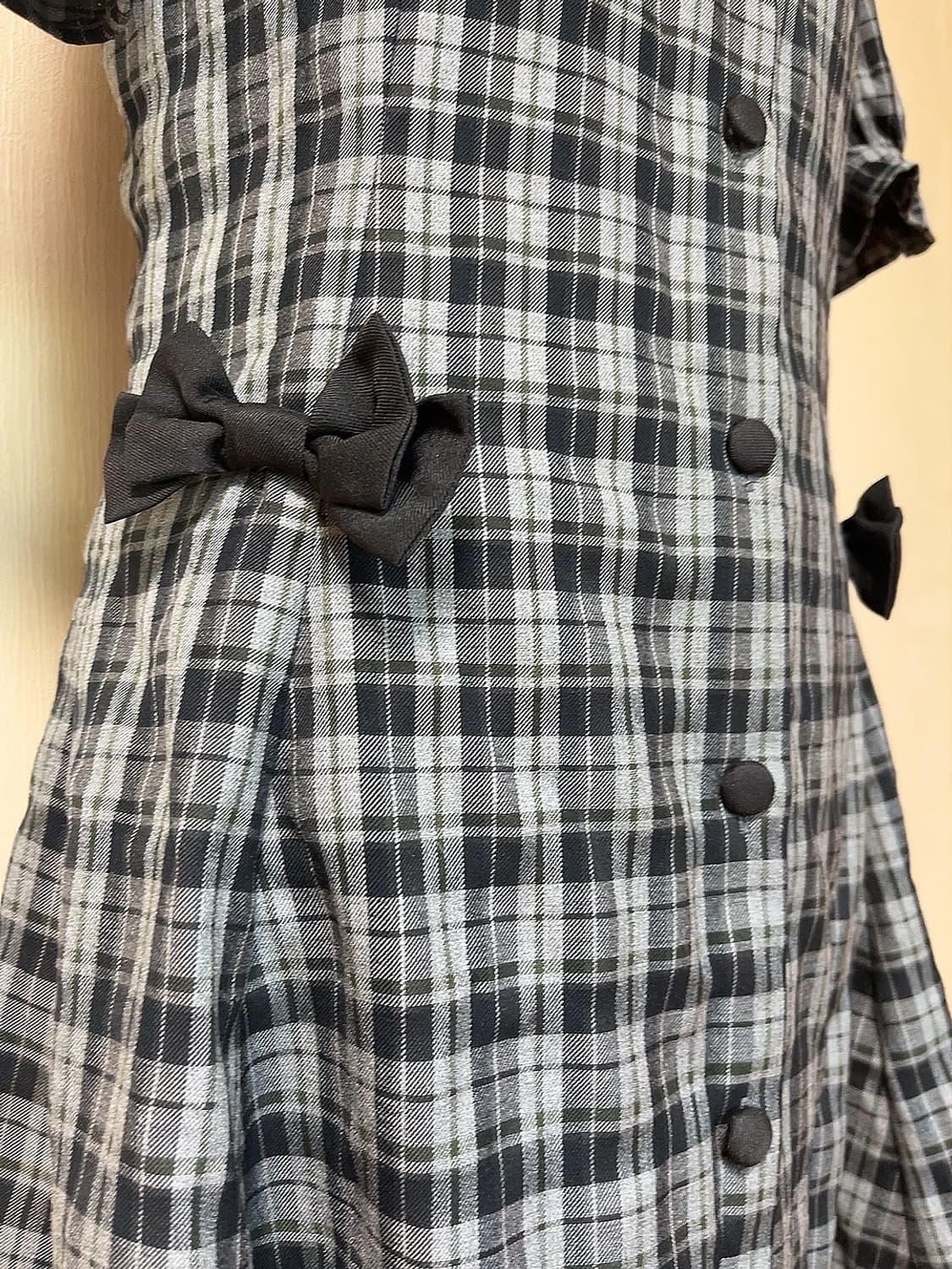 vintage check ops 상품이미지5