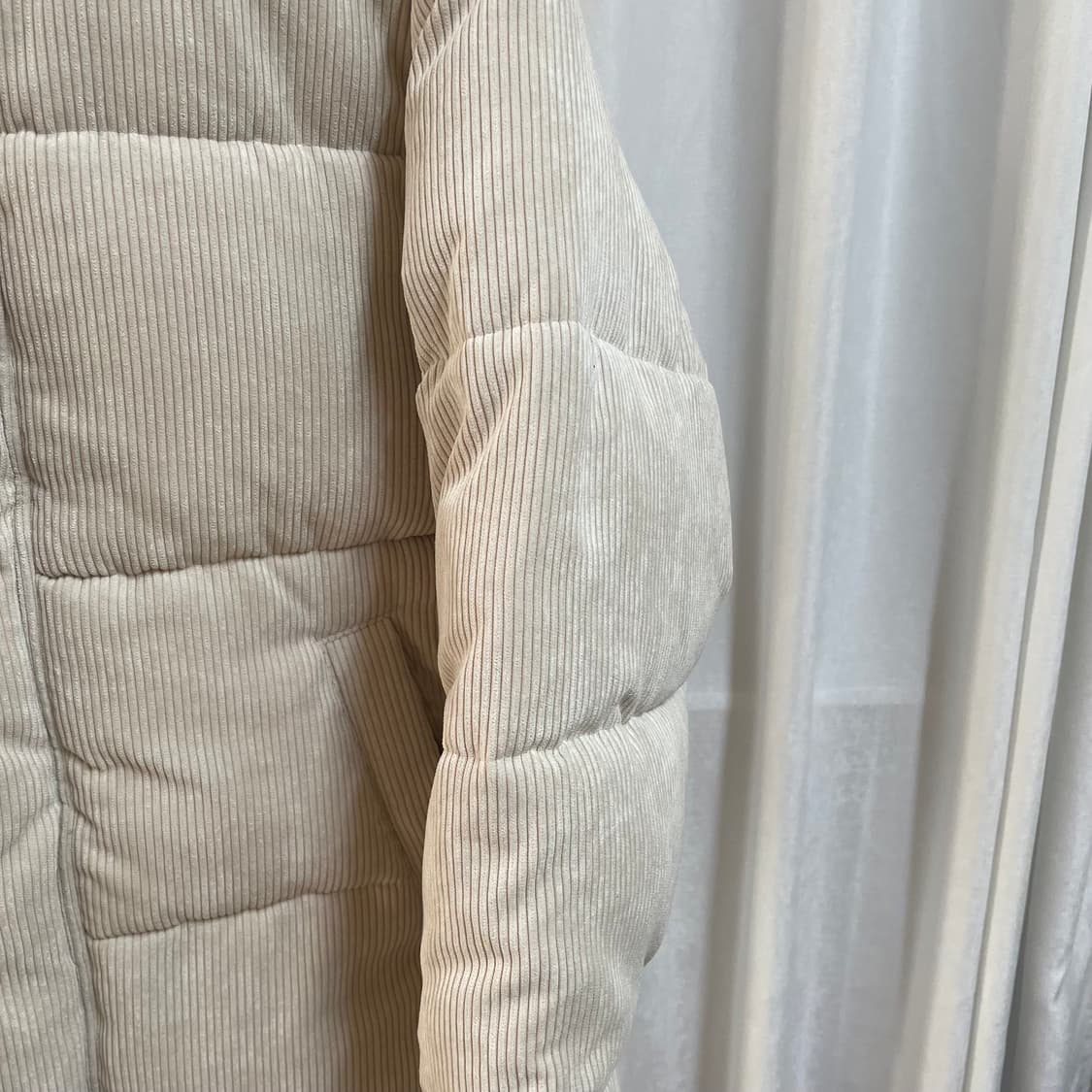 스파오 코듀로이 솜패딩 M 상품이미지4