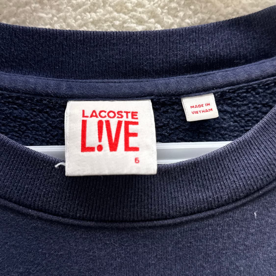 [6] 라코스테 네이비 맨투맨 상품이미지5