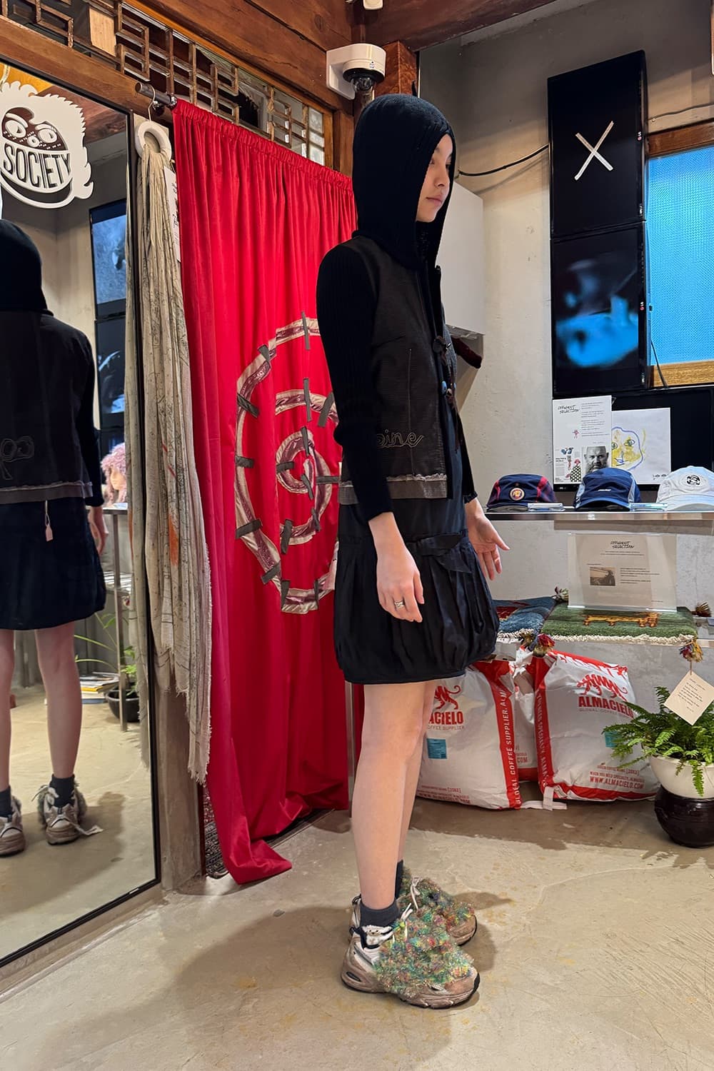 Cop copine knitted hoddie 니트 후드집업 상품이미지2