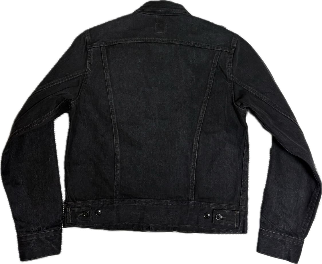 rrl lot271 흑청 (블랙원인워시) 데님 자켓 XS 상품이미지2