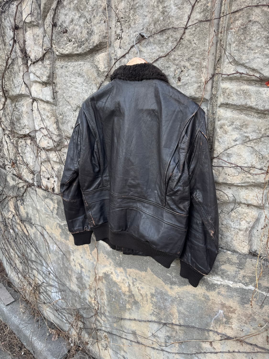 미군 g-1 복각 소가죽 레더 가죽 자켓  상품이미지4