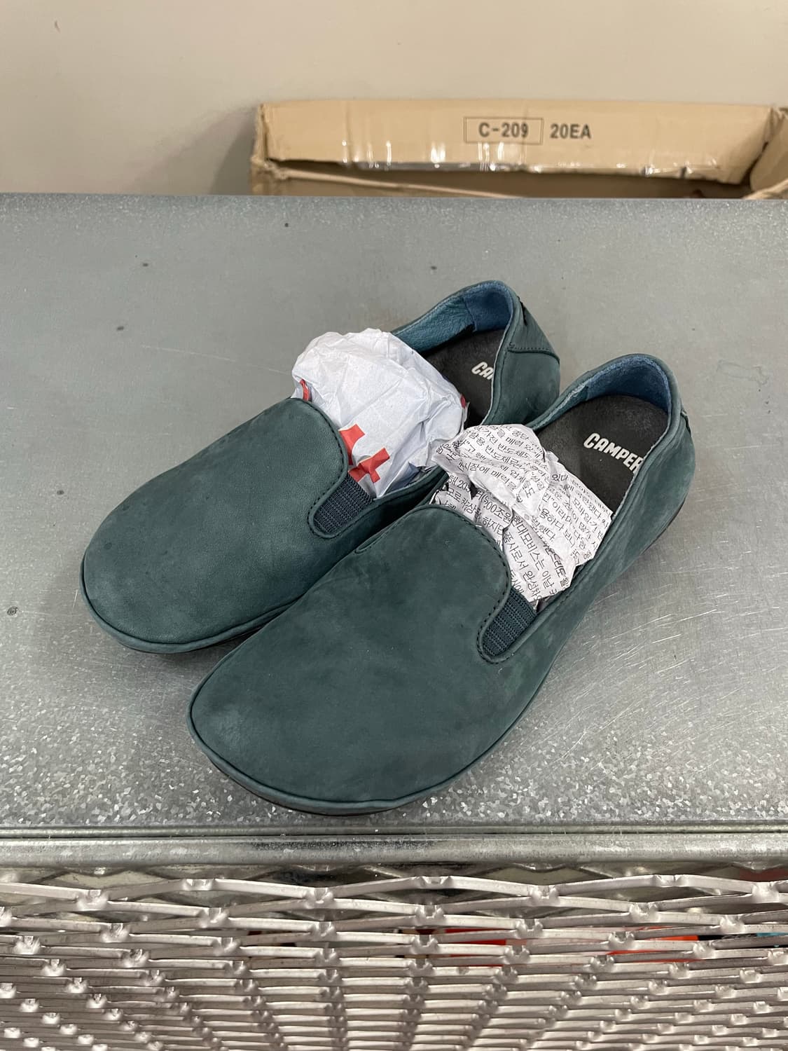 캠퍼 라이트니나 프랫슈즈 민트 37 상품이미지2