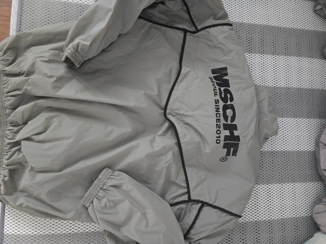 미스치프 윈드브레이커 바람막이 그레이 L 새상품컨디션 상품이미지8