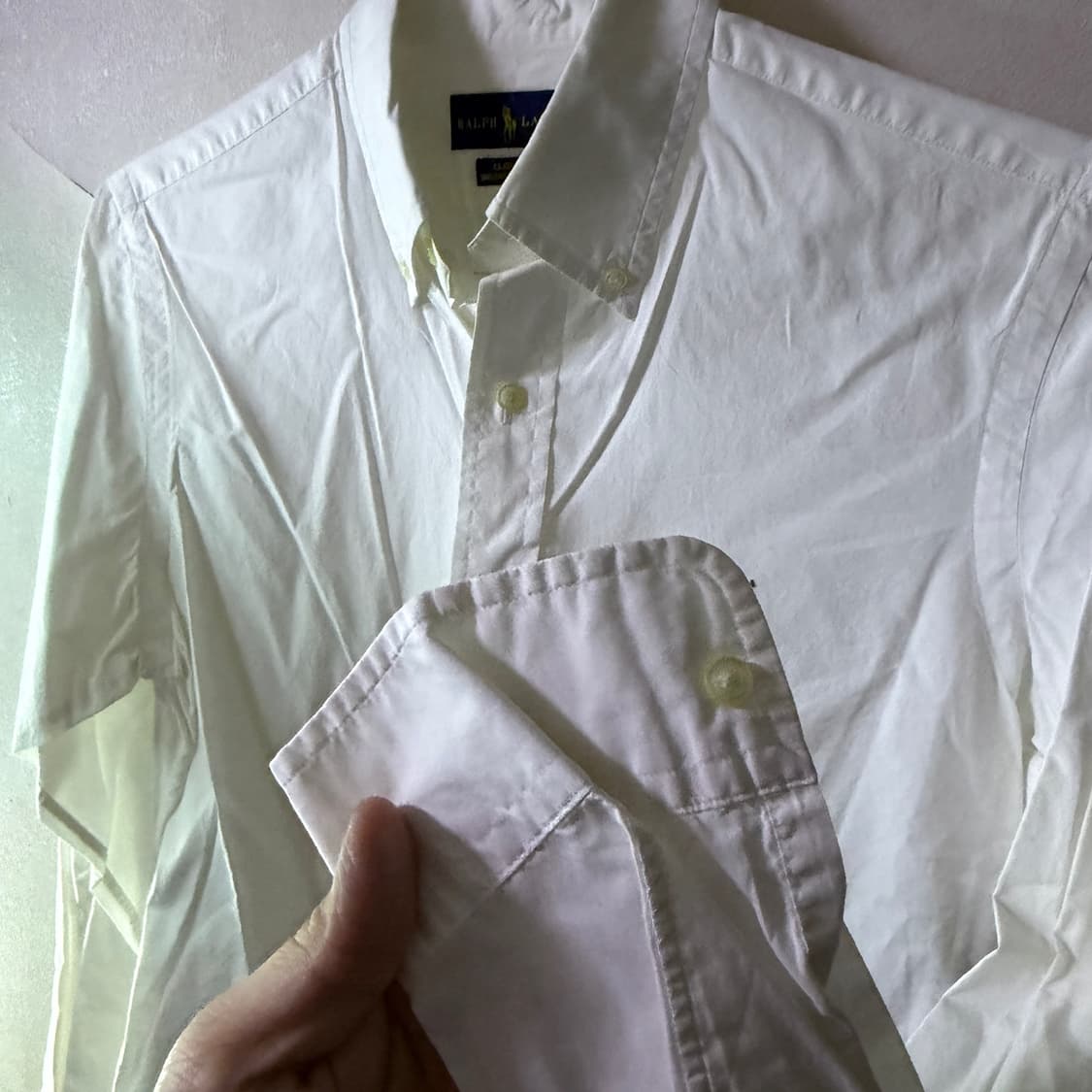 폴로 랄프로렌 기본 드레스셔츠 하절기  클레식핏 S (100정도) 상품이미지6