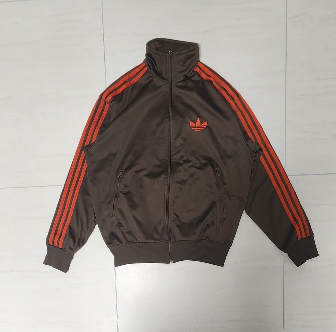 아디다스 파이어버드 브라운 오렌지 져지 상품이미지1