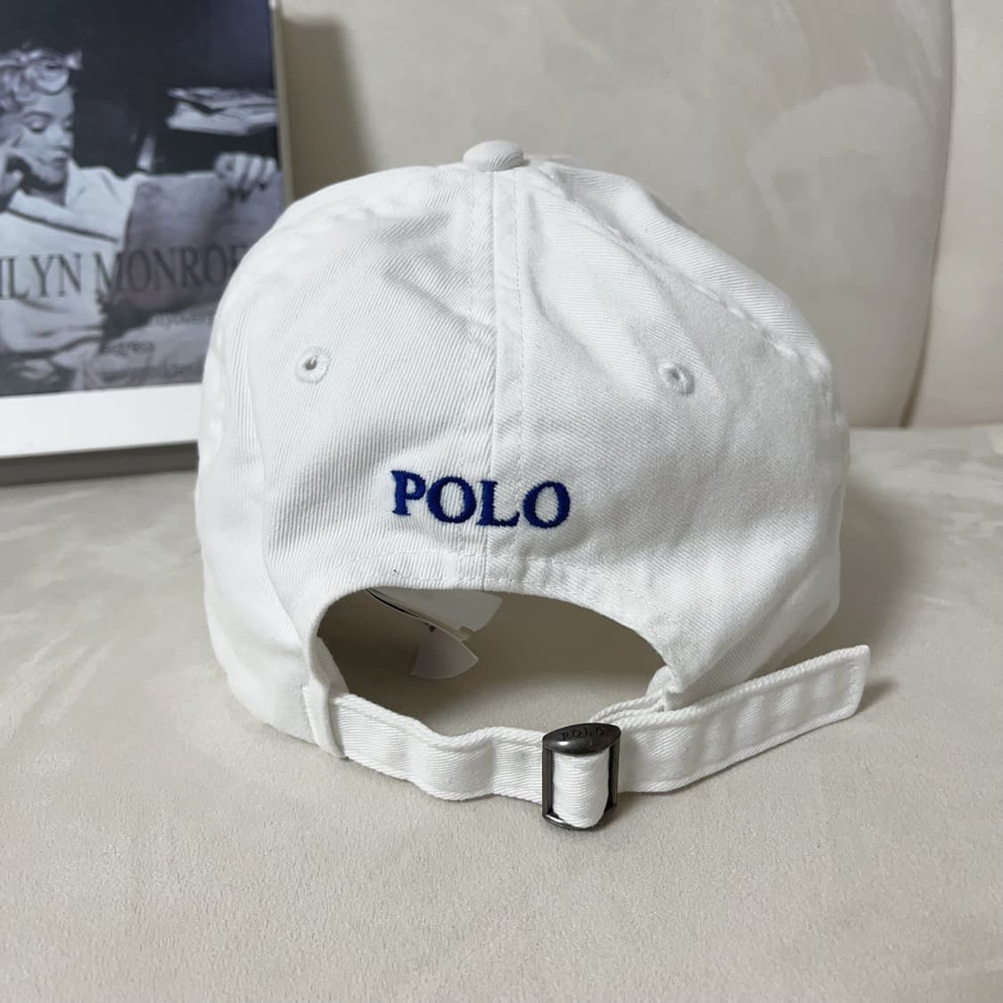 [정품] 폴로 화이트 / 네이비포니 모자 상품이미지3