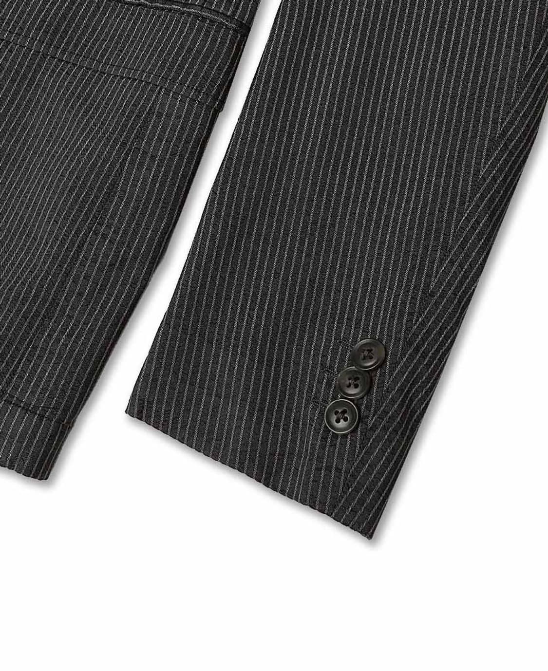 링자켓 [Ring Jacket] 다크 그레이 스트라이프 S/S 자켓 상품이미지5