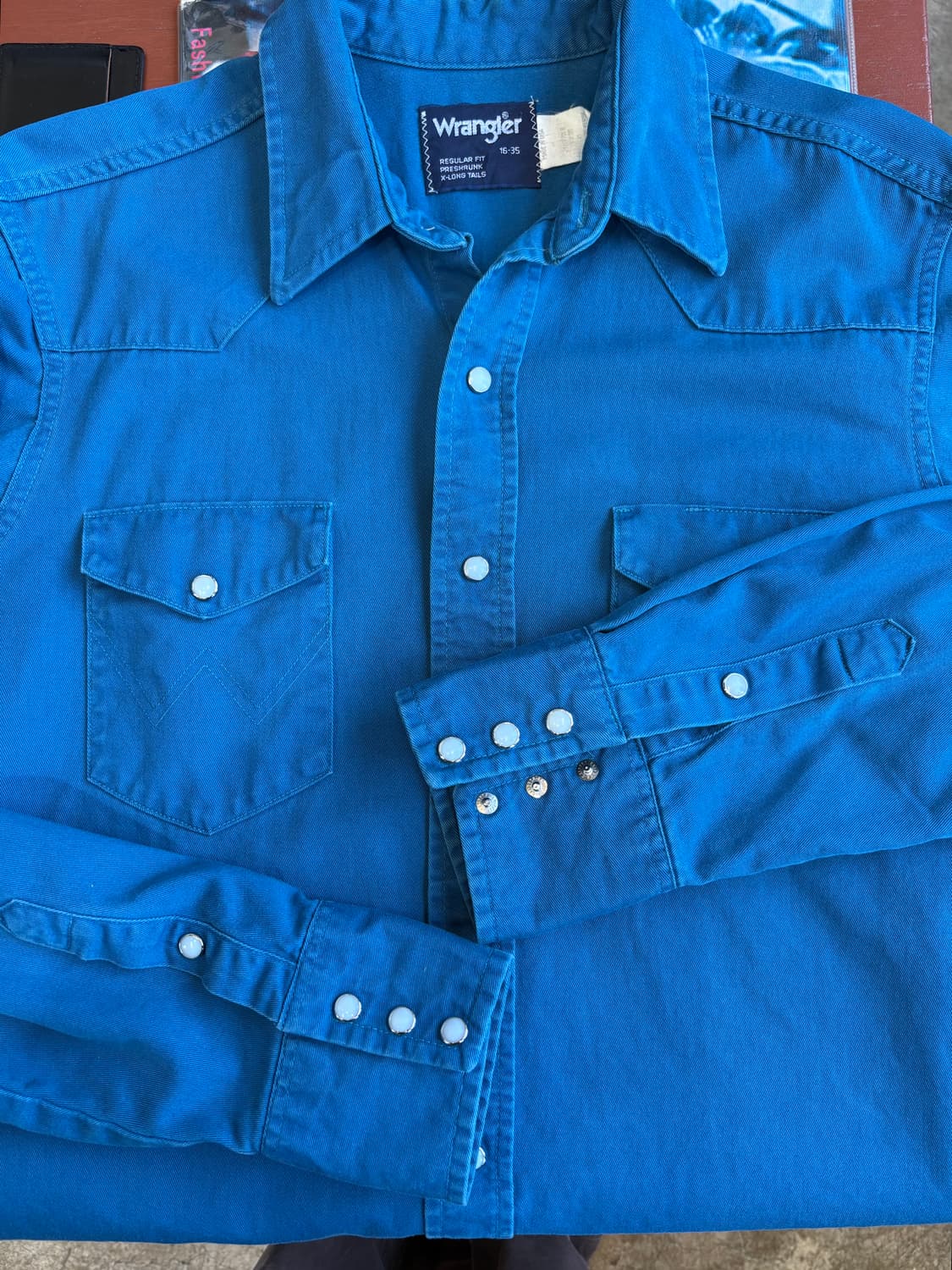 80s USA Wrangler 웨스턴 셔츠 상품이미지1